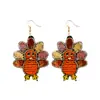 Pendientes de Borlas Europeos y Americanos de Estilo Étnico Transfronterizos Amazon, Pendientes de Botón de Semillas Únicos Hechos a Mano de Alta Gama, Accesorios para Mujer de Nicho