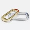 Vendas diretas da fábrica 30mm fivela quadrada de metal acessórios de ferragens para roupas e bagagem fivela de boca quadrada de fundição de liga de zinco