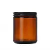 Frasco de Crema Marrón, Botella Dispensadora de Cosméticos a Prueba de Luz, Frasco de Vidrio para Crema Facial y Contorno de Ojos, Frasco Sellado Marrón para Muestras de Pomada