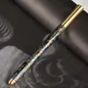 Patrimônio Cultural Imaterial Artesanato em Laca Caneta Laca Artesanal Azul Dourado Ouro Vermelho Base de Sândalo Roxo Material de Estudo