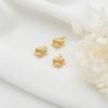 Pingente de elefante com zircônia microincrustada, banhado a cobre, simples e personalizado, para pendurar em ouro 14K