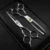 Mango en forma de A 6.0 pulgadas Shenxingzhe Tornillo de Rodamiento Tijeras de Peluquería Tijeras de Cortar el Cabello Tijeras Planas Tijeras para Flequillo Tijeras Entresacadoras