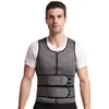Chaleco de doble cinturón para hombre transfronterizo ropa moldeadora corporal corsé de goma reforzada para sudoración moldeador de cintura cinturón deportivo moldeador de cintura