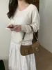 Bolso Retro Dulce y Fresco para Debajo del Brazo para Mujer 2026 Nuevo Bolso de Moda para Mujer Bolso Baguette Francés de Nicho Moda Bolso de Hombro Cruzado