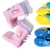Botas de Lluvia con Cordón para Niños al por Mayor Ligeras Lindas Botas de Lluvia para Bebés Pequeños y Medianos Impermeables Equipo Exterior de Lluvia Zapatos de Agua para Bebés para Hombres