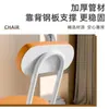 Silla Plegable Silla de Comedor para Hogar Estudiante Portátil Silla de Dormitorio con Respaldo Balcón Ocio Taburete Redondo Pequeño Artefacto Ahorrador de Espacio
