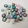 Cuentas para bolígrafo de PVC de Halloween, cuentas de calavera de dibujos animados, cuentas de hilo, cuentas centrales de fantasma lindas