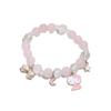 Nueva pulsera de cristal para niños, para mujer, pequeña, fresca, linda, con forma de palomitas de maíz, dibujos animados de animales, accesorios de joyería para novias, venta al por mayor