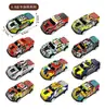Paquete múltiple de exquisitos mini coches de aleación para coche trasero niños modelo de eyección por inercia coche de juguete mini puesto