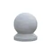 Bolas de Pedra para Barreiras de Tráfego de Granito, Bolas de Pedra Cinza Gergelim para Bloqueio de Carros, Postes de Pedra Redondos, Pedras Quadradas para Bloqueio de Veículos em Estacionamentos