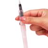 Caneta-tinteiro de plástico pode conter água cabeça média macia pigmento de cor solúvel em água gancho de linha pincel de aquarela conjunto de pincéis de armazenamento de água