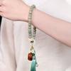 Colgante de sachet tallado hueco tesoro noble rojo natural cuentas de Bodhi anillo deslizante de mano pulsera estilo antiguo para mujer al por mayor