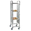Olla para Panqueques de Acero Inoxidable de una Fila Elevador de Carro Bandeja para Hornear Multicapa Carro Desmontable Estante para Bandejas para Hornear Pan