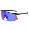 Nuevas Gafas Deportivas de Ciclismo para Exteriores Transfronterizas para Hombres y Mujeres, Elegantes Gafas Protectoras de Lente Grande de Una Pieza