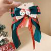 Pinza para el pelo de estrella roja de Año Nuevo y Navidad, pinza lateral de bola de pelo para flequillo, accesorios para el pelo para vestirse