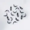 Fecho de Alavanca Duplo com Ponta de Pérola, Fecho Dupla Face, Acessórios para Joias DIY, Fecho de Feijão, Material Conector para Pulseira e Colar