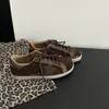 Sapatos Felpudos Sujos em Estoque para Mulheres, Novo Roupa de Inverno para Exterior, Versáteis com Solado Grosso, Forrados com Lã, Tênis de Treino Alemão, Tênis Esportivos Casuais Quentes