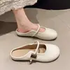 Chinelos de sola macia da moda, fechados, para mulheres, de comércio exterior transfronteiriço, sandálias planas antiderrapantes, estilo preguiçoso, para uso externo