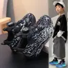 Zapatos Deportivos Casuales Ligeros de Cuero Suave para Niños, Primavera y Otoño, Populares, Zapatos de Running para Exteriores para Niños, Modelos de Moda para Niños Mayores