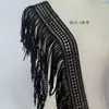 19 cm de largura seda de leite oca solúvel em água roupas de renda saia costura borla renda acessórios para casa