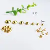 Accesorios para Joyería DIY Cono Dorado Hongo Cono Plateado Remaches de Superficie Tachuelas de Cabeza Puntiaguda Materiales de Remache para Bolsos