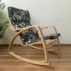 Sillón balancín nórdico sofá perezoso silla de balcón silla de ocio sillón reclinable para mujer embarazada sillón de casa para adulto simple