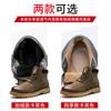 Botas Martin Personalizadas para Homens, Novo Estilo Outono e Inverno 2025, Forradas com Lã, Sapatos Masculinos Quentes, Botas de Trabalho de Pele de Porco de Cano Médio, Sapatos Masculinos Modernos