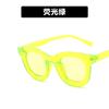 Gafas de Sol Cóncavas de Personalidad Europea y Americana 2021 Nuevas Gafas de Sol Redondas para Mujer Gafas de Sol Wind Hip Hop Street Shot Trendy