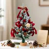 2026Pe Árbol de Navidad Escena de Sala Decoración Escritorio Pequeño Mini Hogar Nuevo Adornos Navideños de Alta Gama