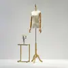 Mannequins de Vitrine para Loja de Roupas, Meio Corpo Feminino para Vestido de Noiva, Suporte de Exibição, Mannequim Feminino de Corpo Inteiro, Prateleira