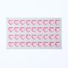 36 Pedrería Acrílica Plana de 12 mm en Forma de Corazón para Decoración de Álbumes de Fotos DIY para Niños