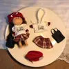 Boneca Espanhola de Batata 14cm Fofo Conjunto de Vestir Adorável Bolsa de Boneca Pingente Acessórios Chaveiro Feminino