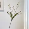 Flores Artificiais Pequenas Flor de Ameixa Retro Flores Falsas Flor de Ameixa de Cera Pequena de Alta Qualidade Arranjo de Flores Decorativo para Sala de Jantar Dropshipping Transfronteiriço
