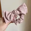 Estilo Coreano Ins Dongdaemun Couro de Alta Qualidade Laço Grande Elástico para Cabelo Elástico Alto para Rabo de Cavalo Corda para Coque