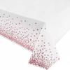 Toalha de Mesa Descartável para Festa Toalha de Mesa Descartável PEVA com Bolinhas Onduladas Toalha de Mesa de Plástico Colorida Suprimentos de Decoração de Ambiente Lote