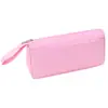 Bolsa para lápices de doble capa de tela Oxford de alta calidad y resistente a las manchas para papelería, bolsa para lápices de estudiante de primaria, almacenamiento simple, logotipo impreso