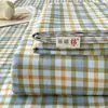 Juego de tres piezas de sábana de tela gruesa 100% algodón puro, tapete refrescante, nuevo modelo primavera/verano 2026, funda de edredón y funda de almohada engrosadas