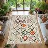 Alfombra de terciopelo cristal estilo marroquí Amazon para sala de estar, alfombra para sofá y mesa de café, alfombra decorativa de hotel, felpudo