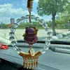 Adorno de brocado Song de gato de la suerte y pez koi cultural y artístico para la buena suerte y la riqueza, colgante para coche, colgante para bolso, regalo para espejo retrovisor para hombres y mujeres