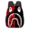 Mochila Escolar Nueva Modelo Tiburón Transfronteriza para Niños Estudiante Portátil Gran Capacidad Guardería Mochila Reductora de Carga Almacenamiento Venta al por Mayor
