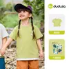 [100% Algodón Ropa Infantil Dudu Camiseta para Niños 2026 Verano Nuevo Estilo Tops de Manga Corta para Niños Ropa de Verano Ropa para Niñas