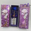 Flores de Rosa de Lámina de Oro 24K Transfronterizas Regalos para el Día de San Valentín y el Día del Maestro Flores Artificiales al por Mayor Regalos Creativos para Eventos y Recuerdos