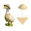 Fantasia de Ganso para Varanda de Primavera Cruzada Estilo Pastoral Primavera e Verão Decoração de Animal de Estimação Ganso de Varanda Cachorro