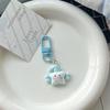 Chaveiro de estrela de cinco pontas com asas de tamanho pequeno Ins Bolsa escolar fofa com pingente para namorada e casal Presente para joias