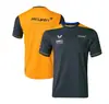 Camiseta de Traje de Carreras F1 Secado Rápido Camiseta Cultural Mclaren Mercedes Martin Team Top de Manga Corta Cuello Redondo para Hombre y Mujer