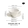 Caneca de Café Cerâmica com Padrão Origami do Fabricante, Caneca de Latte Exquisita e Bonita, Caneca para Latte Art com Pires, Caneca de Escritório, Copo para Água