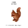 Mini Modelos de Animais Realistas Transfronteiriços: Veado, Lince, Esquilo, Ouriço, Castor, Raposa Figuras de Brinquedo Sólidas