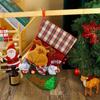 Cross Border Novo Saco de Presente de Natal Crianças Saco de Natal Decorações de Natal Grande Cartoon Fence Natal