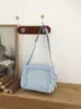 Insignia de Pin Estilo Energético Amarillo Cremoso Como Nube Bolsa Ita Estilo Chica Japonesa Chica Dulce Ligera Bolso Cruzado Versátil para Guardar Artículos