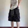 Verão Novo Shorts Masculinos Estilo Americano Marca da Moda Design Fino Nicho Solto Plus-Size Esportivo Casual Calças Cinco Pontos